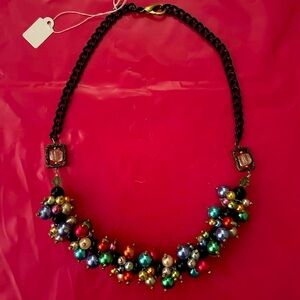Multicolor Statement Necklace. 20”.